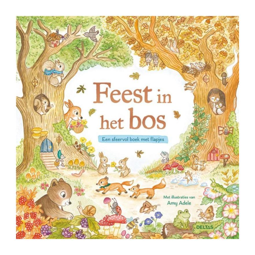 Feest in het bos - Een sfeervol boek met flapjes