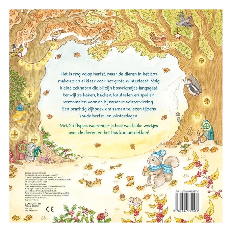 Feest in het bos - Een sfeervol boek met flapjes - Afbeelding 2