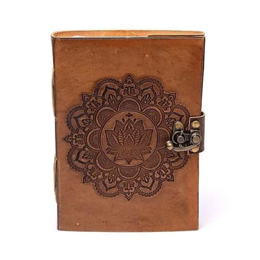 Notitieboek Mandala met slot - Vegan