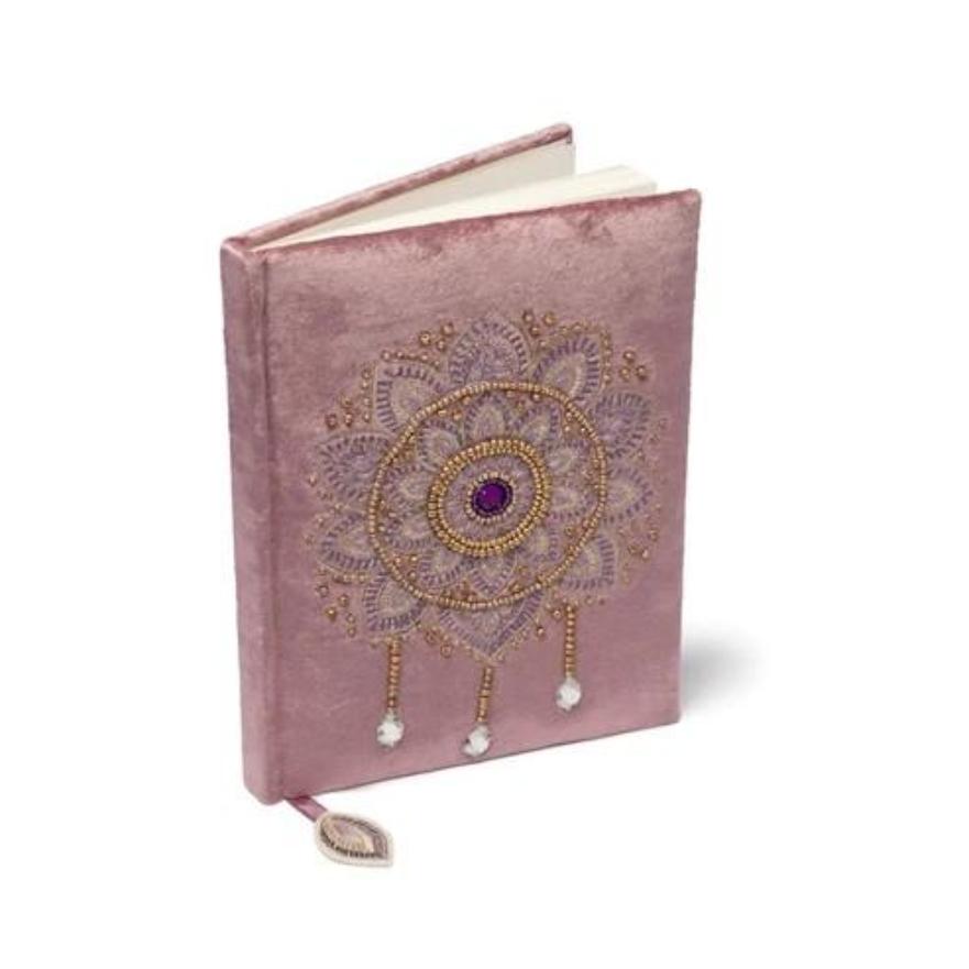 Notitieboek fluweel - Mandala